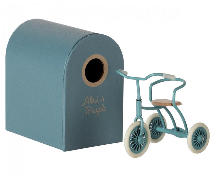 Mouse tricycle - Blue - Maileg