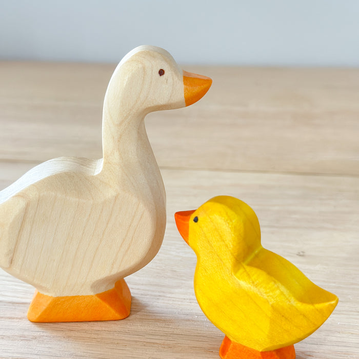 Duckling  - Hand Painted Wooden Animal - HolzWald