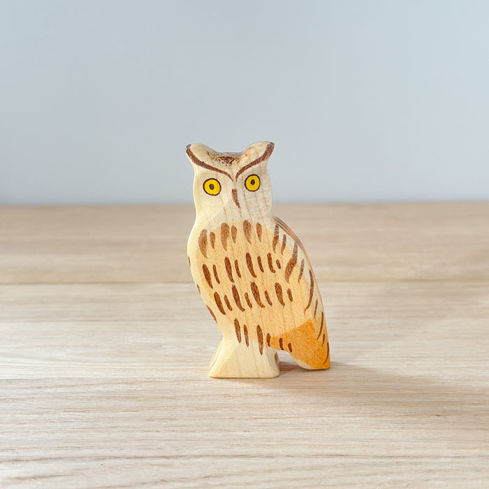 Eagel Owl  - Hand Painted Wooden Animal - HolzWald