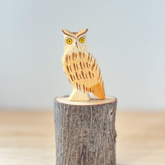 Eagel Owl  - Hand Painted Wooden Animal - HolzWald