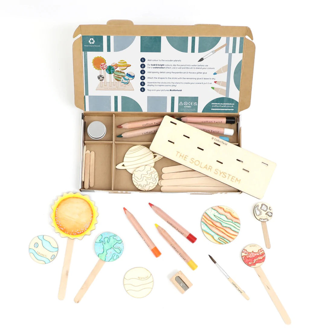 Wooden Solar System and Planets - Craft Kit — Oak & Ever