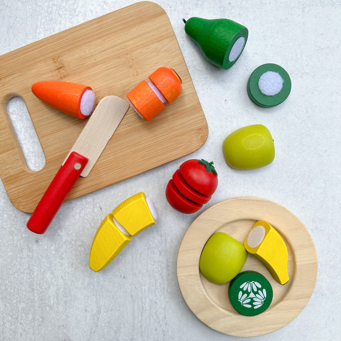 Assorted Fruit And Vegetable to Cut - Play Foods - Erzi