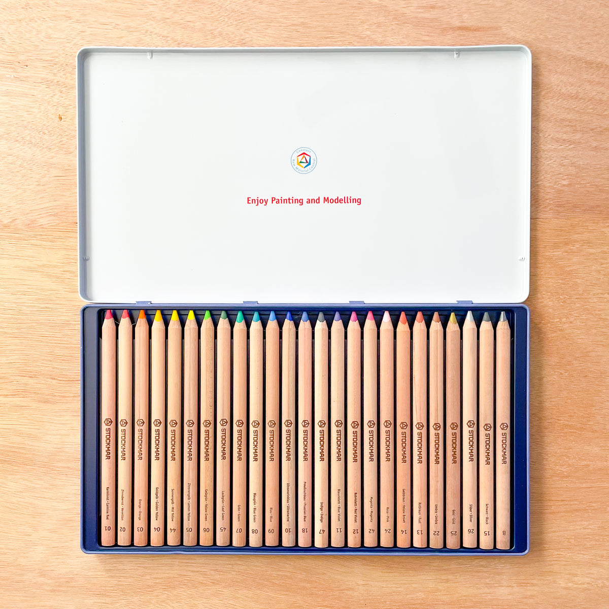 Stockmar Colored Pencils - Triangular Shape - 24 Colors +1 Graphite — Oak &  Ever