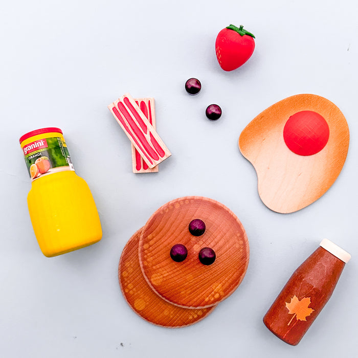 Wooden American Breakfast - Play Foods - Erzi
