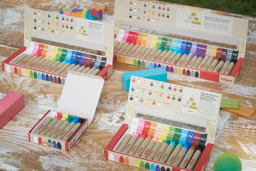 HONEYSTICKS 16-Color Jumbo Beeswax Crayons