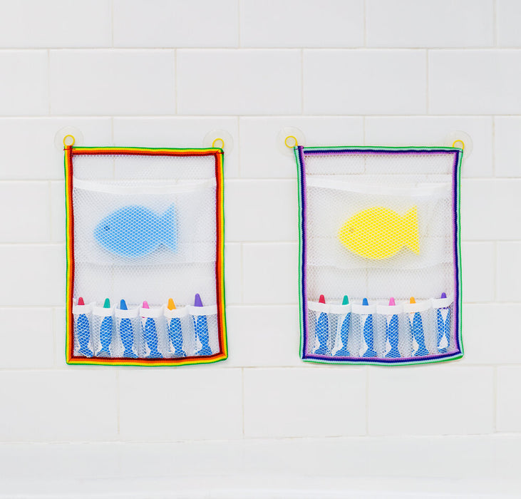 Bath Crayons Set With 6 Colors & Sponge - Kitpas