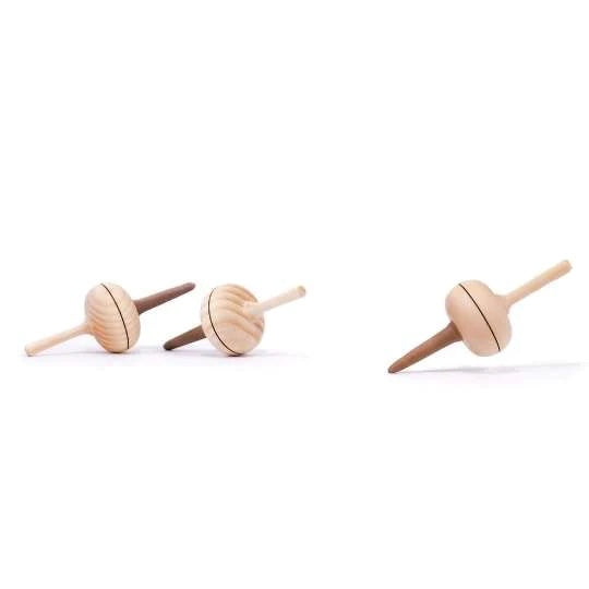 Salto Spinning Top Somersault Wooden Spinning Top Mader — Oak & Ever