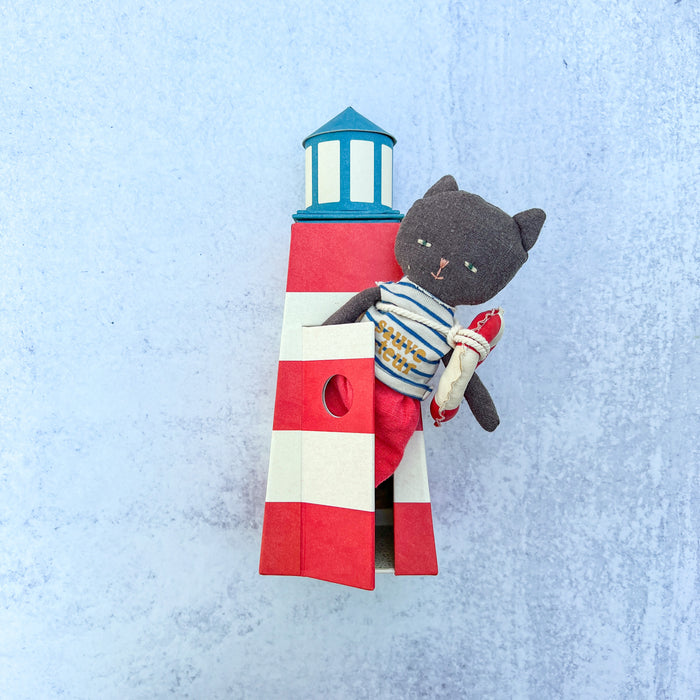 Cat Lifeguard for Beach Mice - Sauveteur, Tower with cat - Maileg