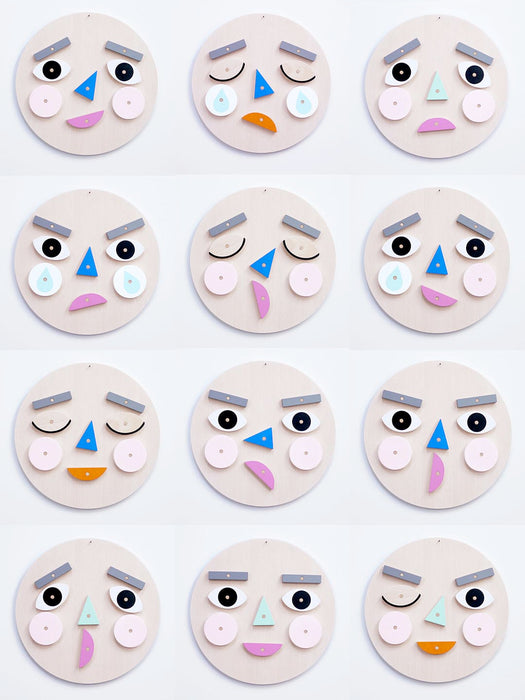 Emotion Face Using Found Object Moon Picnic - Make a Face - Emotion Recognition Toy — Oak & Ever