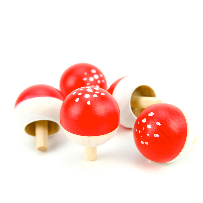 Mushroom Spinning Turn-Over Top - Mader
