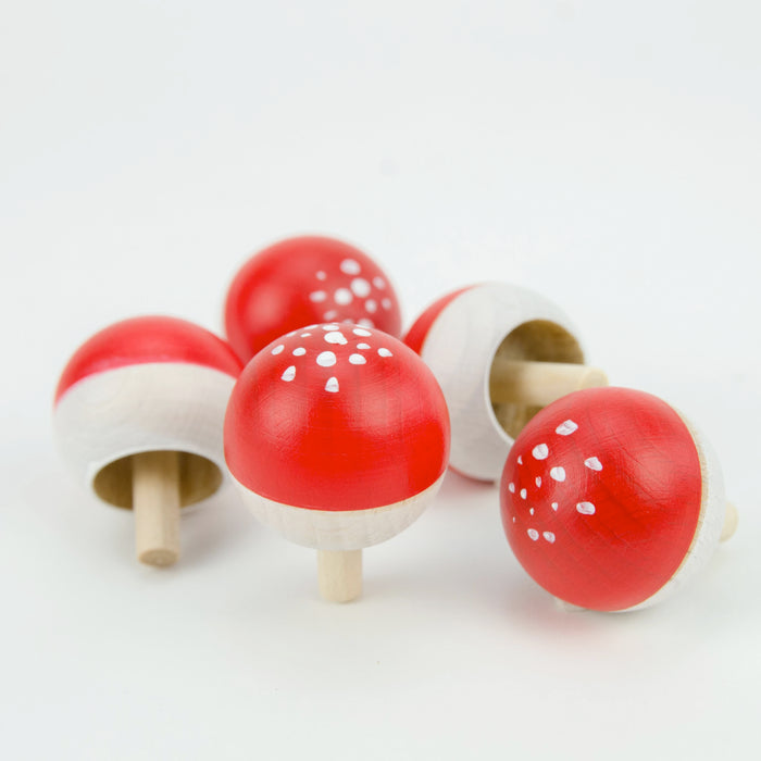 Mushroom Spinning Turn-Over Top - Mader