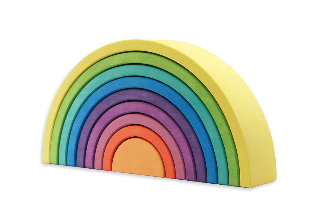 Ocamora - 9 Piece Rainbow Stacker - Yellow