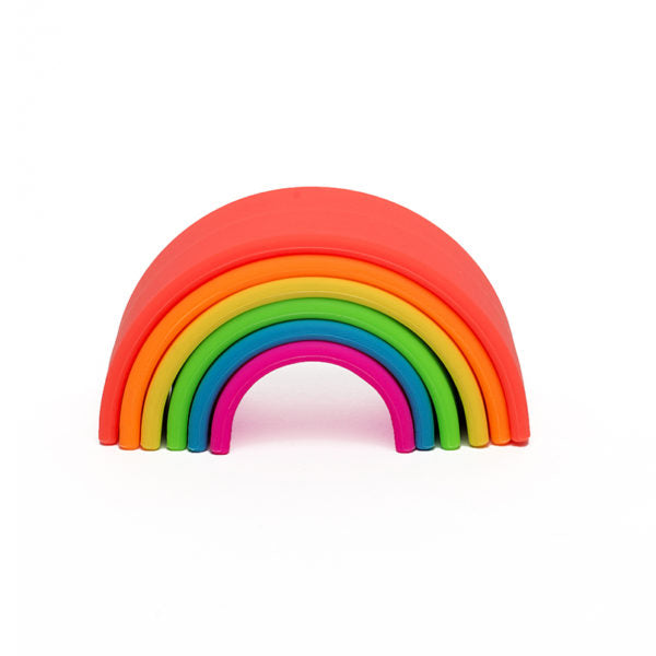 Small Neon Rainbow - Dena Toys - Silicone BPA-free Rainbow