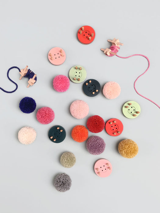 Extra Small Pom Maker - Button - Mint or Navy — Oak & Ever