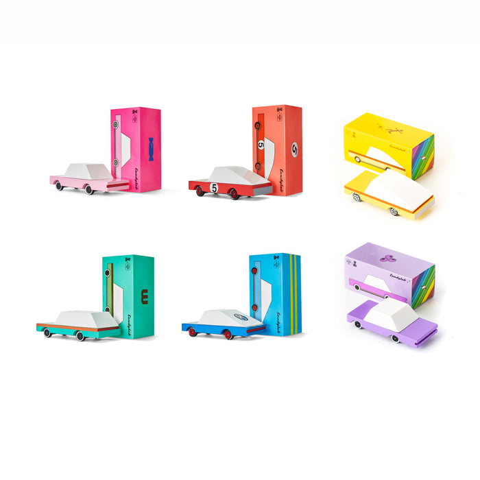 Set of 6 Candycars Colorful Edition - Candylab toys