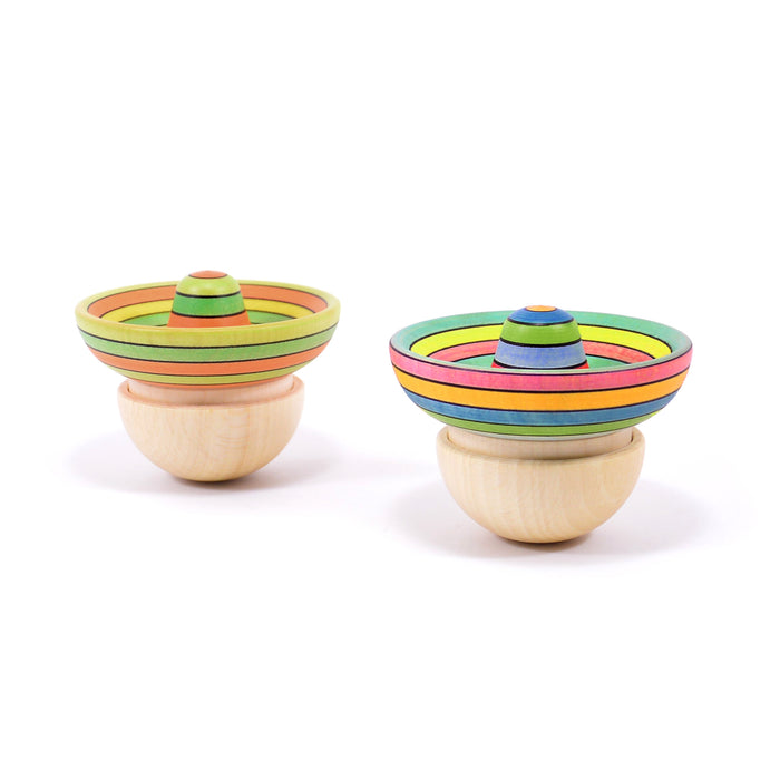 Roly Poly Sombrero Stand up Toddler Spinning Top - Mader