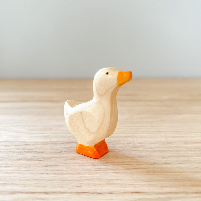 Small Gosling - Hand Painted Wooden Animal - HolzWald