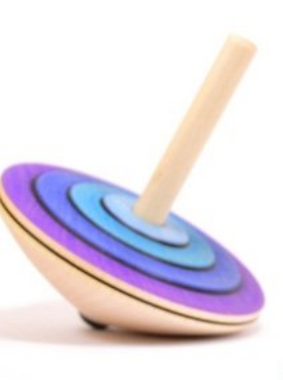 My First Spinning Top - Wooden Spining Top With Pull String - Mader ...