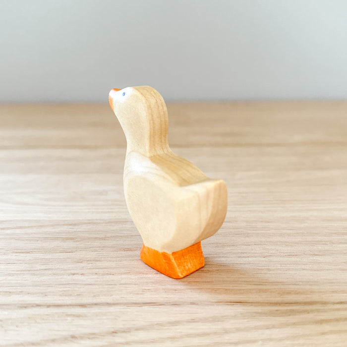 Small Gosling - Hand Painted Wooden Animal - HolzWald