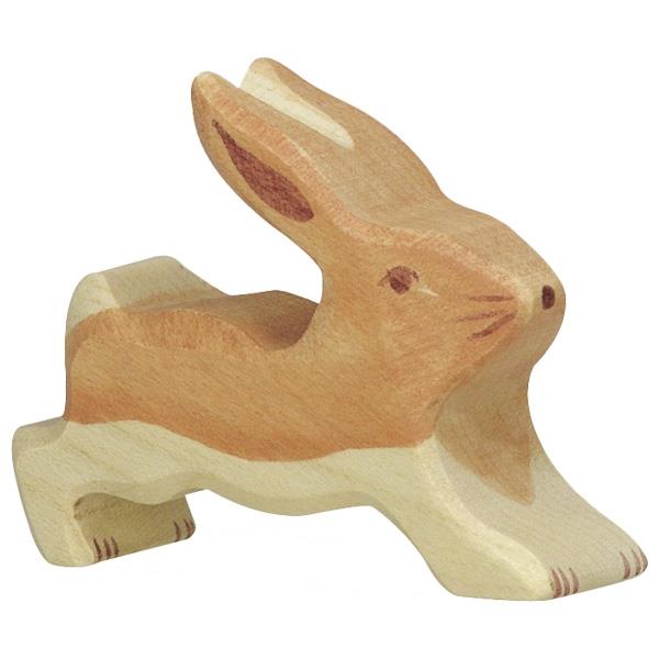 HOLZTIGER - Wooden Animal -  Hare Small Running