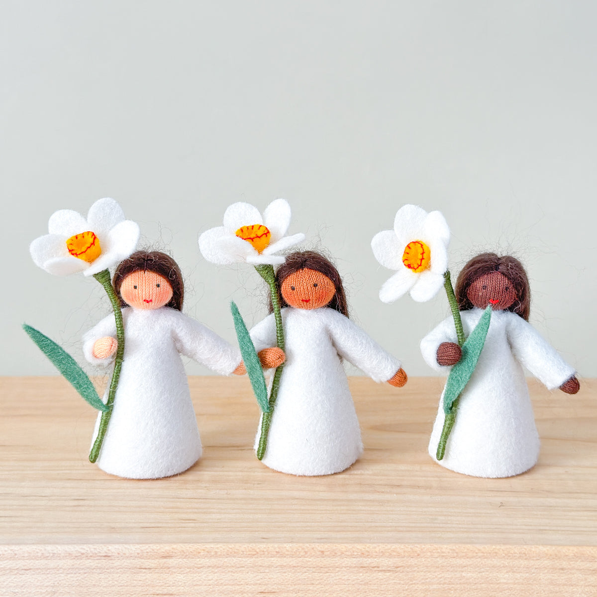 Fairy Children - Miniature Bendable Felt Waldorf Dolls — Oak & Ever