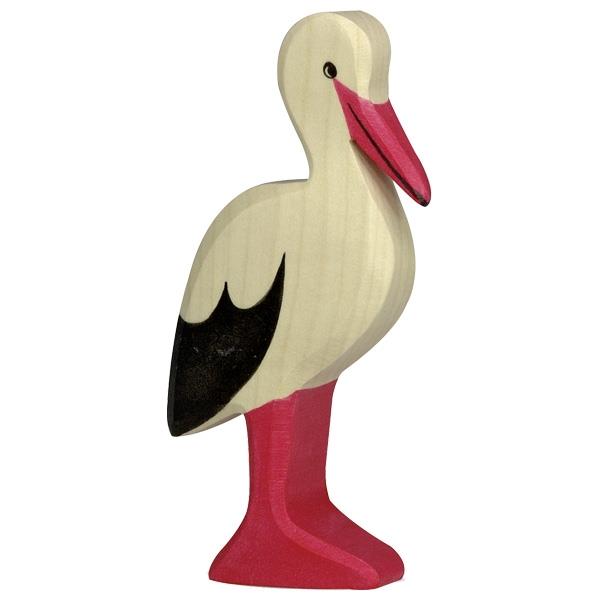 HOLZTIGER - Wooden Animal - Stork