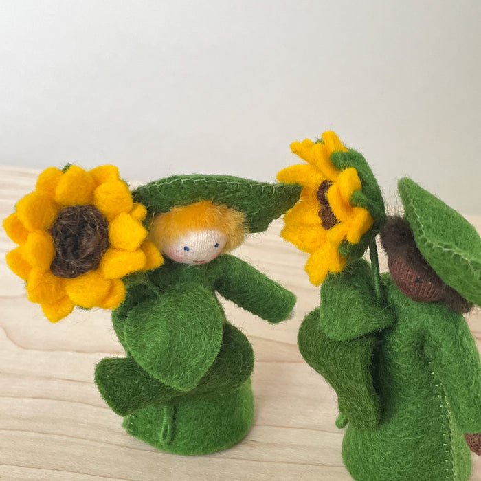 Fall Flower Fairy - Sunflower Prince - Holding a sunflower - Ambrosius Flower Fairy