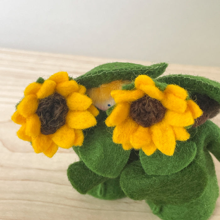 Fall Flower Fairy - Sunflower Prince - Holding a sunflower - Ambrosius Flower Fairy
