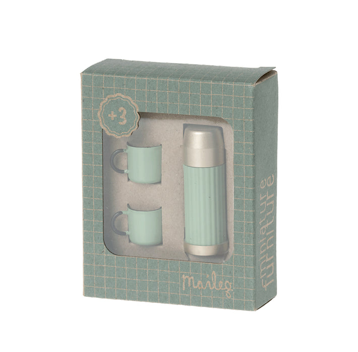 Thermos and cups - Mint -  Maileg Mice