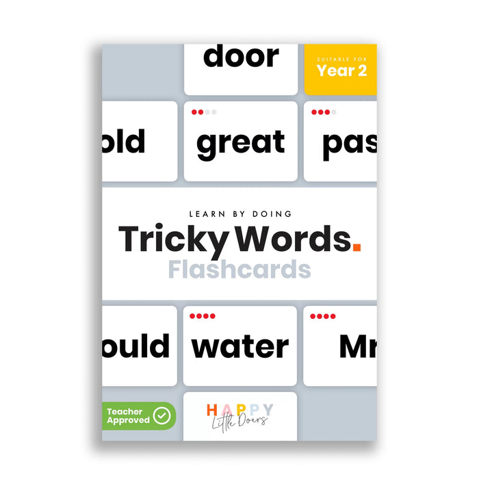 Tricky Words Flashcards (Sight Words) – First Grade