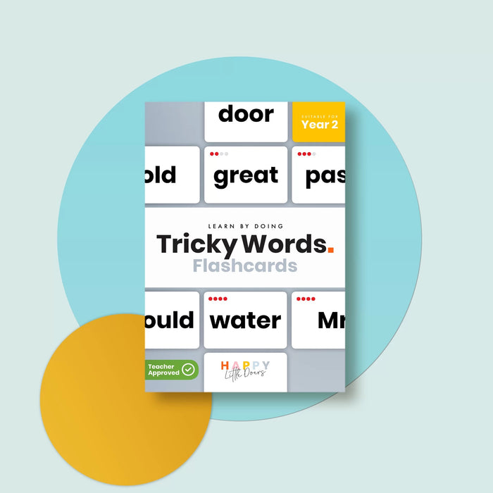 Tricky Words Flashcards (Sight Words) – First Grade