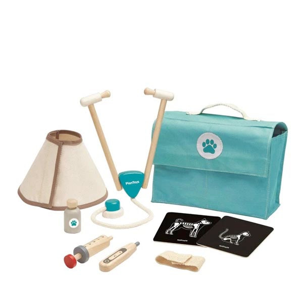 Veterinary Wooden Toy Set - Plan Toys