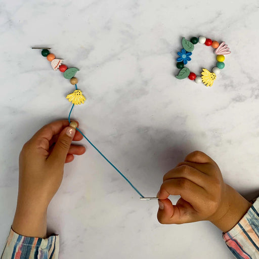 Woodland - Bracelet Making Kit - Wooden Beads - Kids Beading Craft Kit —  Oak & Ever