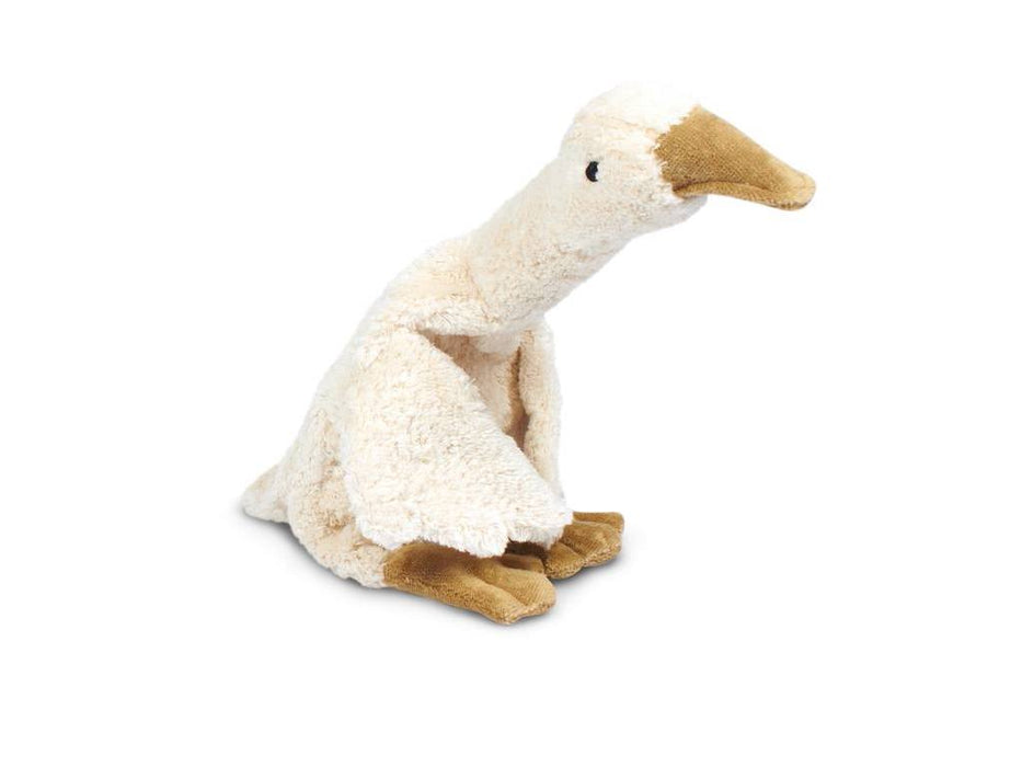 Cuddly Animals - Small White Goose - Organic Cotton and Lambs Wool - Senger Naturwelt