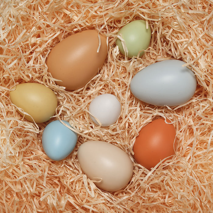 Sorting Eggs - Sensory Play Stones - Pretend Bird Eggs