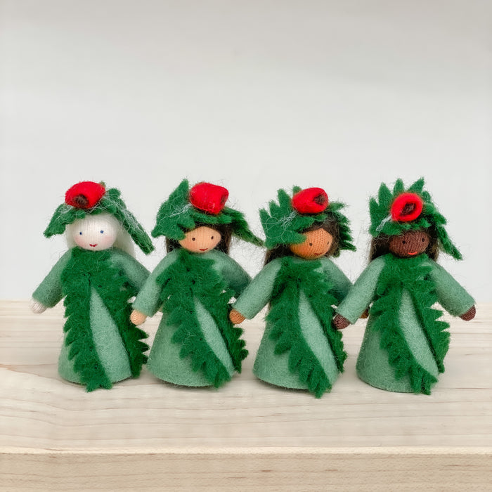 Winter Fairy - Yew Tree Fairy - Berry Hat Fairy - Ambrosius Flower Fairies