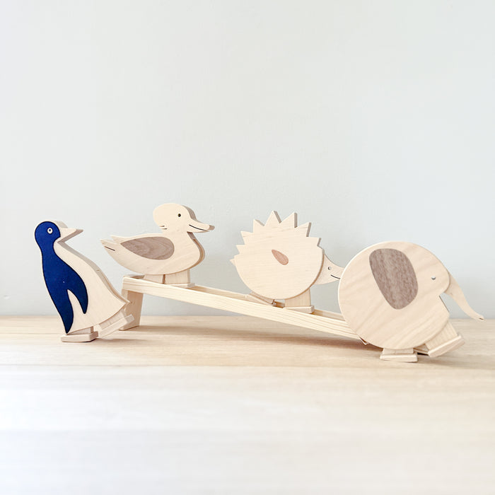 Wooden Walking Duck Toy - Ramp Walker