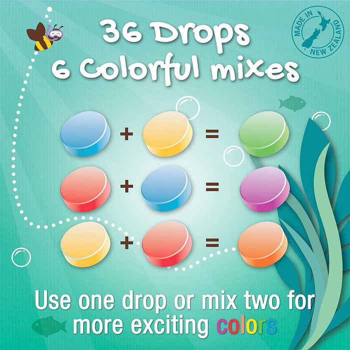 Color My Bath - 300 Eco-Friendly Fizzy Color Changing Bathtime Tablets for  Kids, Non-Toxic and Fragrance-Free