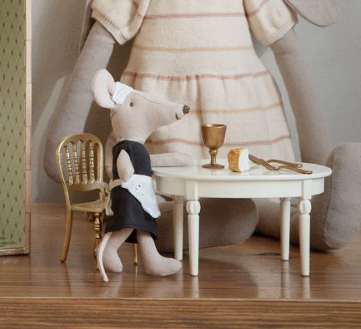 White Dining Table - Mouse - Maileg