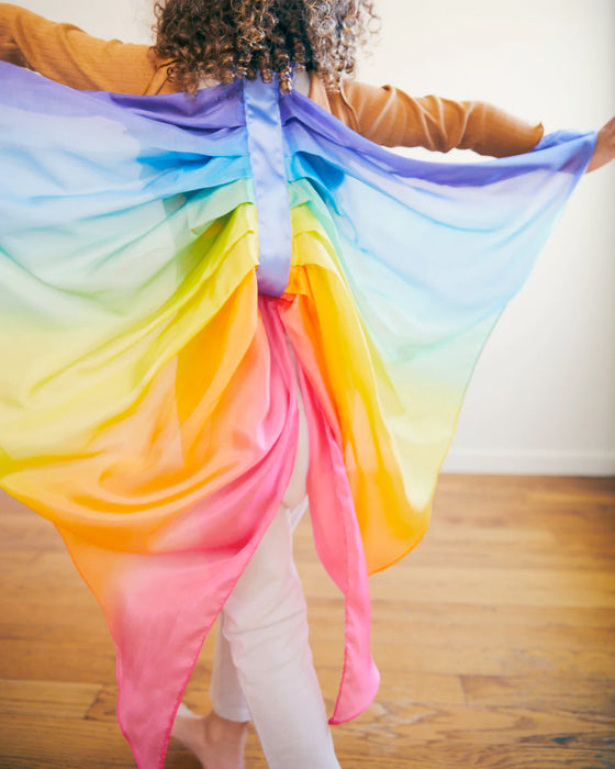 Fairy Wings - Silk Fairy Wings  - Dress Up - Sarah's Silks (Rainbow, Blossom, Pink Hummingbird)