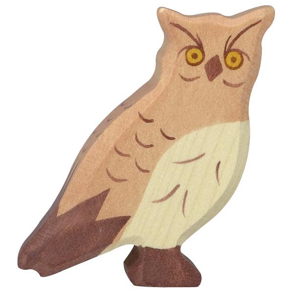 HOLZTIGER - Wooden Animal - Brown Owl