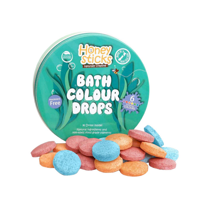 Bath Fun Set - Bath Crayons & Colored Water Tablets - Honeysticks