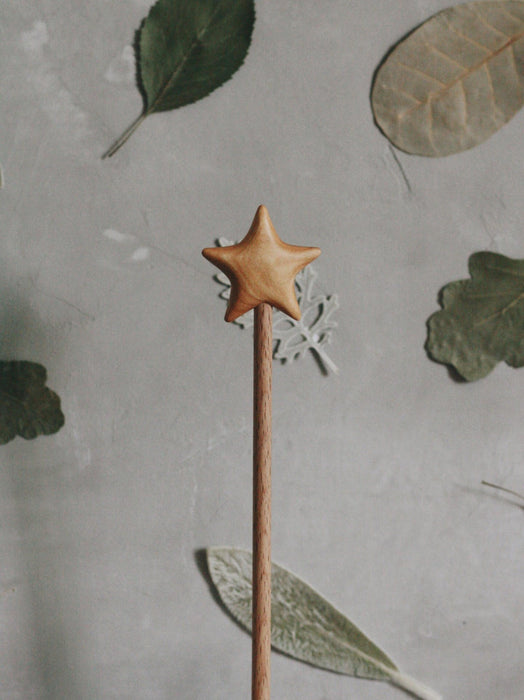 Handcrafted Solid Maple and Cherry Magic Wand