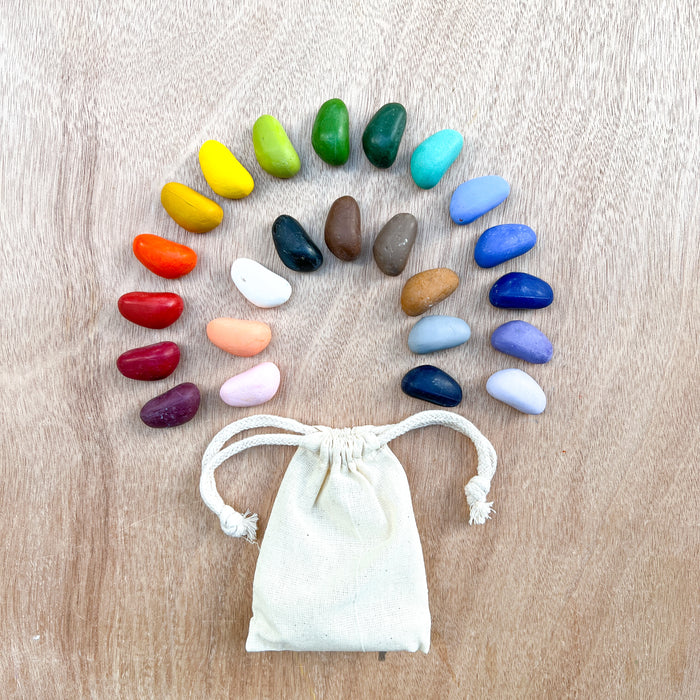 Crayon Rocks 16 Colors in Muslin Bag