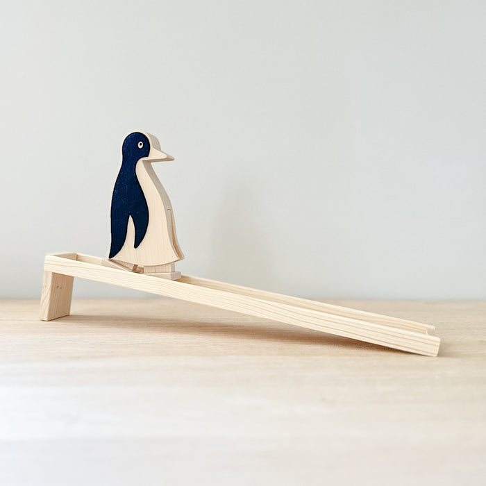 Wooden Walking Penguin Toy - Ramp Walker