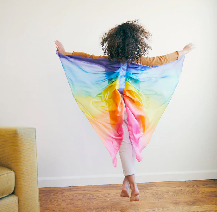 Fairy Wings - Silk Fairy Wings  - Dress Up - Sarah's Silks (Rainbow or Blossom)