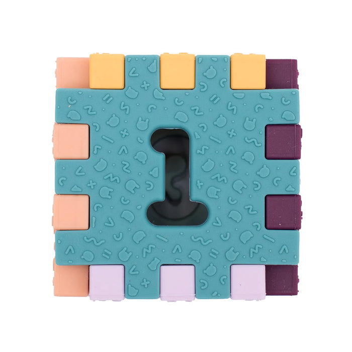 The Cubie  - Sensory Jigsaw Cube  - Silicone Puzzle Cube