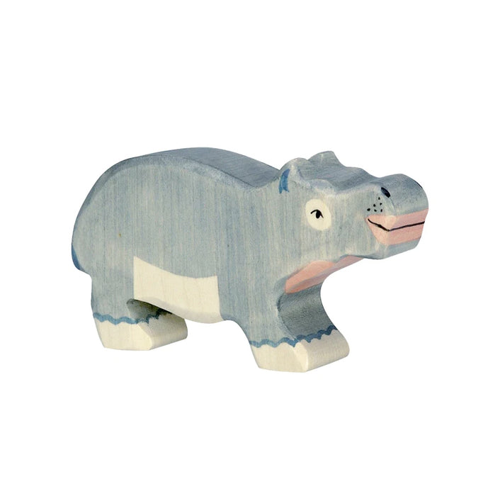 HOLZTIGER - Wooden Animal - Small Hippopotamus