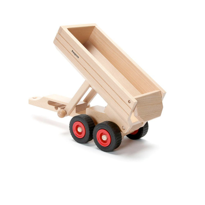 Wooden Large Tipper Tractor Trailer - Fagus