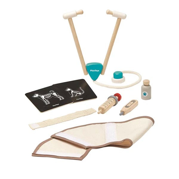 Veterinary Wooden Toy Set - Plan Toys